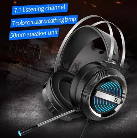 15pcs - Wired Deep Bass Stereo Gaming Heasdset