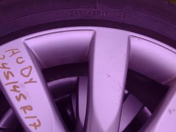 Selling with online payment: Audi Rims + Tires - 245/45R17 