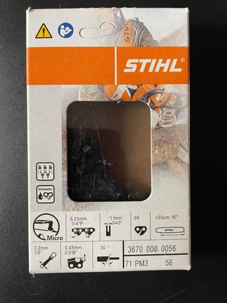 3 Chaînes Stihl Micro 1/4’’ P neuves