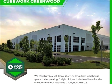 Monthly Rentals (Owner approval required): Greenwood IN,  Commercial Parking Space at Cubework