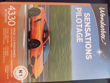 Vente: Coffret Wonderbox "Sensations Pilotage" (99,90€)