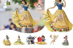 Bulk Lots: 250pcs - Christmas tree cartoon snow white decoration pendant