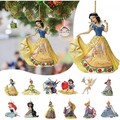 Bulk Lots: 250pcs - Christmas tree cartoon snow white decoration pendant