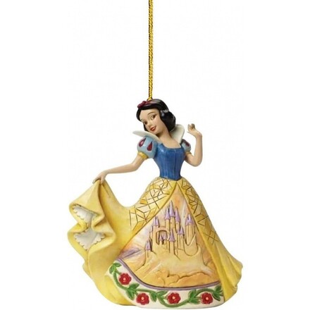 250pcs - Christmas tree cartoon snow white decoration pendant