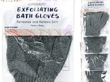 Bulk Lots: (36) EVRIBEAUTY EXFOLIATING BATH GLOVES