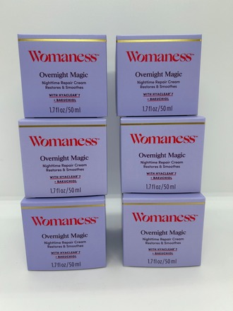 6pc$72 Womaness Overnight Magic Nighttime Repair Cream 1.7oz