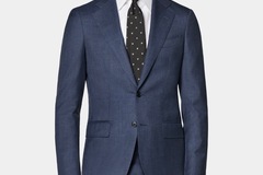 Selling with online payment: Brand new with Tags-40S Mid Blue Havana Suit (Retail $899)