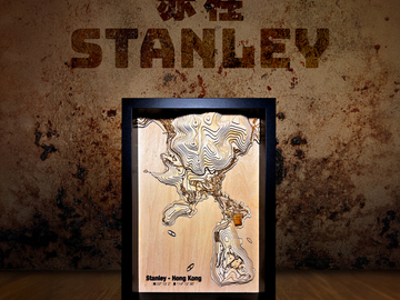  : 3D Contour Map of Hong Kong Stanley