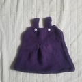Vente au détail: Robe salopette violette : 6 mois