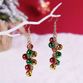 Bulk Lots: 100pairs  New Arrival Christmas Tree Bell Earrings
