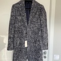 Selling with online payment: [EU] NWT Suitsupply navy herringbone alpaca coat, size 36R