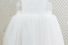 Selling: Bebe Minihaha embroided organza flower girl dress