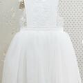 Selling: Bebe Minihaha embroided organza flower girl dress