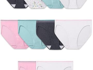 Bulk Lots: Fruit of the Loom Women's Eversoft Cotton Bikini Underwear, 10 PC