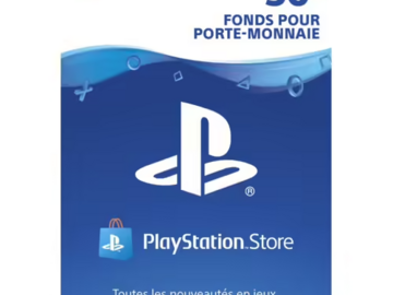 Vente: Carte PlayStation Store (50€)