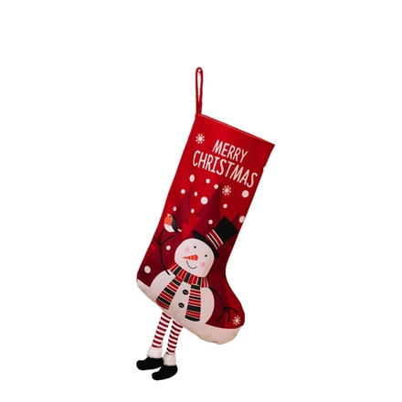 Christmas Stocking Large Stockings Santa Snowman Candy Gift Socks