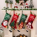 Bulk Lots: Christmas Stocking Large Stockings Santa Snowman Candy Gift Socks