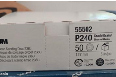 À vendre: Carton de 50 disques a poncer 3M G240 D125