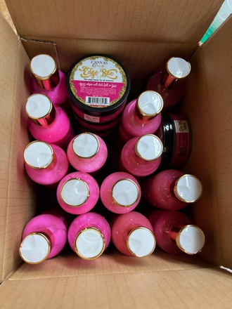 21 PC Canvas Beauty Shampoo Conditioner  & Edge Bae