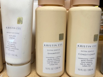 Bulk Lots: 19 Kristin Ess Shampoo Conditioner & Styling Products