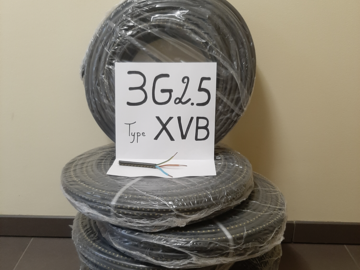 À vendre: Cable électrique 3G2.5  type XVB / 50m / 55€ / Braine Le Comte