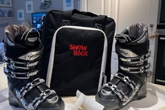 Winter sports: FISCHER VIRON 95 Somatec Ski Boots + carry bag
