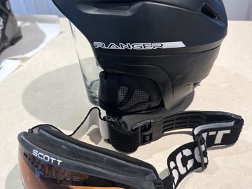 Winter sports: SALOMON RANGER SKI HELMET & Goggles