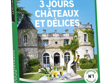 Vente: Coffret Wonderbox "3 Jours Châteaux et délices" (299,90€)