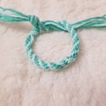 Vente au détail: Bracelet kumihimo vert