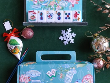  : NEW! Happy Life 2025 New Year Mahjong Gift Set & Beautiful Card