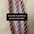 Vente au détail: Bracelet kumihimo personnalisable 