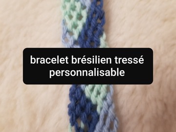 Vente au détail: Bracelet brésilien tressé personnalisable 