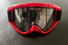 General outdoor: Ladies Ski/Snow Goggles - Red with Sequins