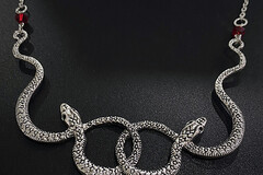 Bulk Lots: 50pcs King Cobra Snake Necklace