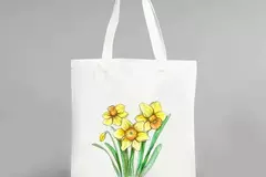  : Yellow Daffodils Tote Bag