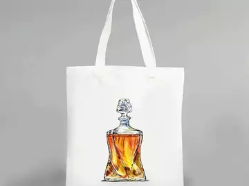  : Whisky Decanter Tote Bag