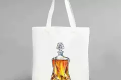  : Whisky Decanter Tote Bag