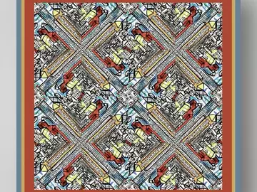  : Hong Kong Urban Jungle Scarf