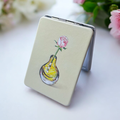  : Yellow Vase Folding Compact Mirror