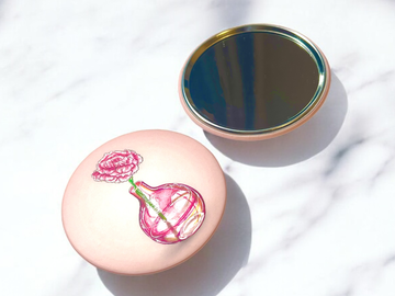  : Pink Carnation Compact Mirror
