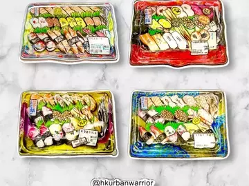  : Sushi Tray Stickers