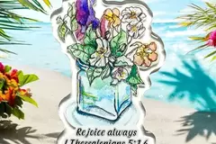  : Bible Verse Magnet - I Thessalonians 5:16