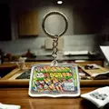  : Multi-colour Sushi Tray Keyring