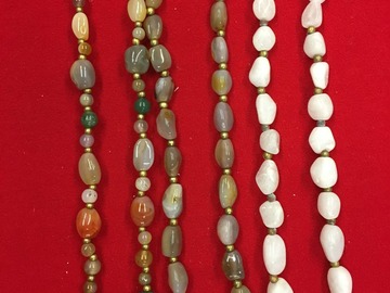 Bulk Lots: 100 pcs-- Gemstone Necklaces--18" & 24"  $1.49 pcs