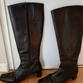 Offre: Bottes cuir noires taille 37