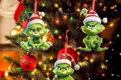 Bulk Lots: 150Pcs Grinch Christmas Tree Ornaments