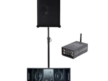For Rent: ** SOUNDBOKS 4 + DFB BATTERY POWERED WIRELESS SPEAKER AND SUB SYS