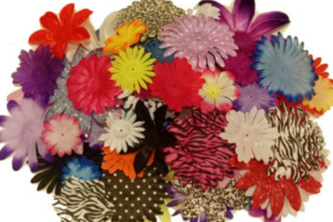 2500 Fabric Flower Petals-DIY Flowers for Hair Bows, Crafts, Etc.