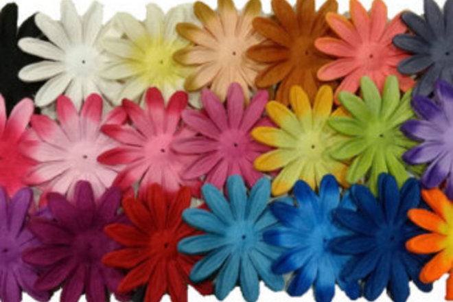 2500 Fabric Flower Petals-DIY Flowers for Hair Bows, Crafts, Etc.