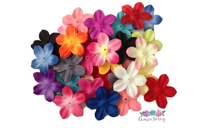 2500 Fabric Flower Petals-DIY Flowers for Hair Bows, Crafts, Etc.